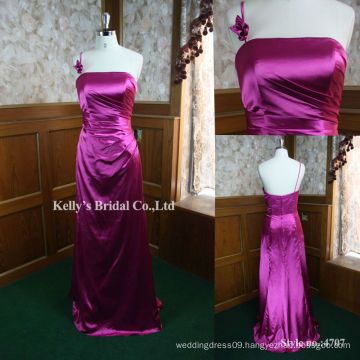 2013 new luxury satin pattern evening dress